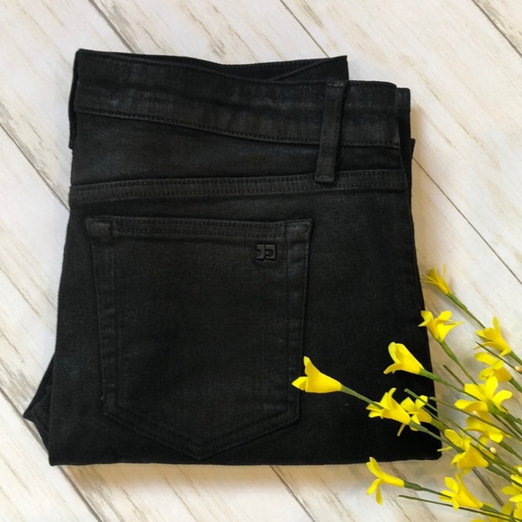 Joe's Jeans Denim - Joe’s Jeans Coated Black Skinny Fit